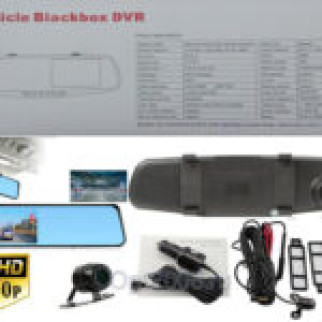 Автомобільне дзеркало відеореєстратор для 2 камери VEHICLE BLACKBOX DVR 1080p камерою заднього виду. - Інтернет-магазин спільних покупок ToGether