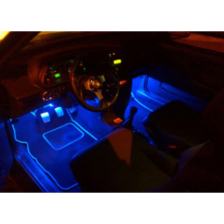 Світлодіодна RGB стрічка для підсвічування салону автомобіля з пультом дистанційного керування 4 шт по 9 лід ELITE LUX EL-1228 - Інтернет-магазин спільних покупок ToGether
