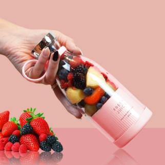 Портативний акумуляторний фітнес-блендер, пляшка для смузі Fresh juice (Білий, рожевий, блакитний) - Інтернет-магазин спільних покупок ToGether