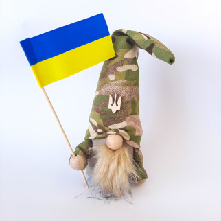 Військовий гном лялька декоративна новорічна прикраса хендмейд м'яка іграшка подарунок Українському військовому - Інтернет-магазин спільних покупок ToGether
