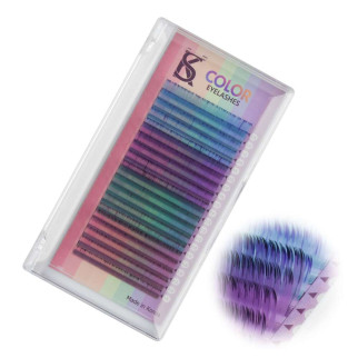 Вії для нарощування омбре кольорові SK Color Eyelashes - Інтернет-магазин спільних покупок ToGether