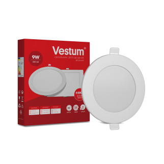 Круглий світлодіодний врізний світильник Vestum 9W 4000K 220V 1-VS-5103 - Інтернет-магазин спільних покупок ToGether