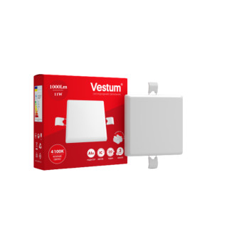 Квадратний світлодіодний врізний світильник "без рамки" Vestum 11W 4100K 1-VS-5511 - Інтернет-магазин спільних покупок ToGether