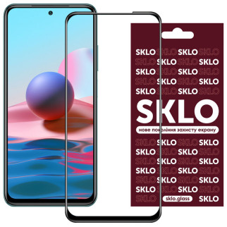 Захисне скло SKLO 3D для Xiaomi Redmi Note 10 / Note 10s / Poco M5s Чорний - Інтернет-магазин спільних покупок ToGether