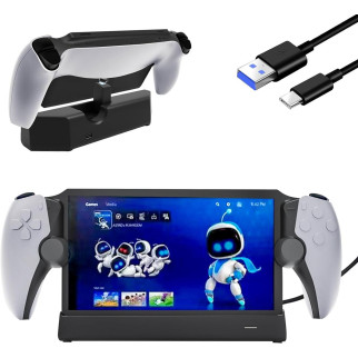 Зарядний пристрій Yeerain для Playstation Portal зі знімними портами USB C, підставка для швидкого заряджання - Інтернет-магазин спільних покупок ToGether