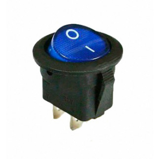 Перемикач KCD1-5-102 BL/B 1 кнопка синя кругла TNSy5500714 - Інтернет-магазин спільних покупок ToGether