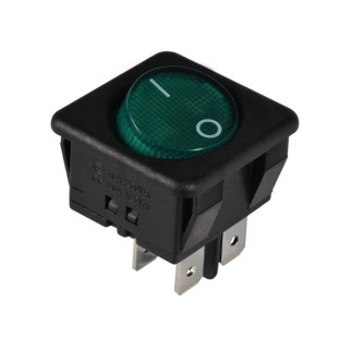 Перемикач KCD2-10-201 G/B 1 кнопка зелена кругла TNSy5500800 - Інтернет-магазин спільних покупок ToGether