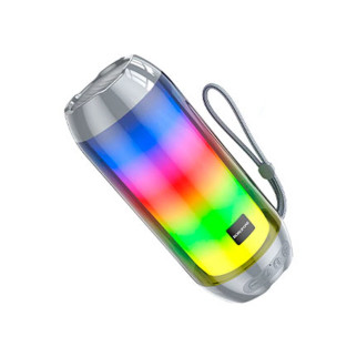 Портативна колонка BOROFONE BR25 Crazy sound colorful luminous BT speaker Gray - Інтернет-магазин спільних покупок ToGether