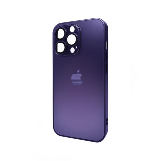 Чохол для смартфона AG Glass Matt Frame Color Logo for Apple iPhone 13 Pro Deep Purple - Інтернет-магазин спільних покупок ToGether