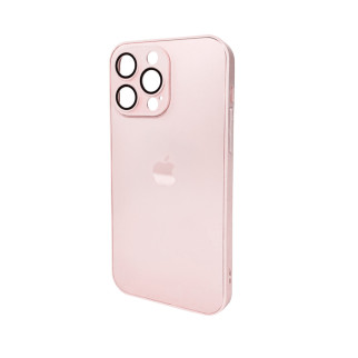 Чохол для смартфона AG Glass Matt Frame Color Logo for Apple iPhone 14 Pro Max Chanel Pink - Інтернет-магазин спільних покупок ToGether