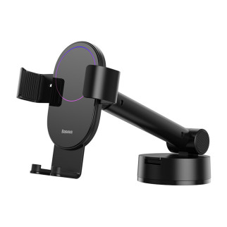 Тримач для мобiльного Baseus Simplism gravity car mount holder with suction base Black - Інтернет-магазин спільних покупок ToGether