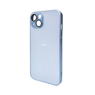 Чохол для смартфона AG Glass Matt Frame Color Logo for Apple iPhone 12 Sierra Blue - Інтернет-магазин спільних покупок ToGether