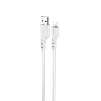Кабель HOCO X97 Crystal color silicone charging data cable iP light gray - Інтернет-магазин спільних покупок ToGether