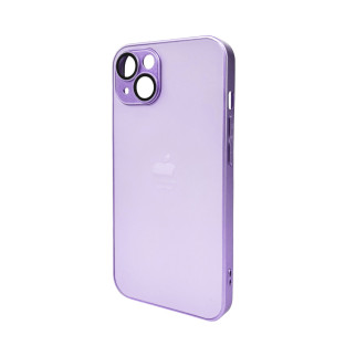 Чохол для смартфона AG Glass Matt Frame Color Logo for Apple iPhone 14 Light Purple - Інтернет-магазин спільних покупок ToGether