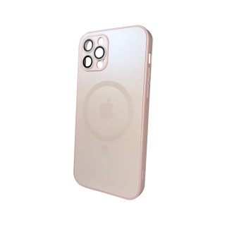 Чохол для смартфона AG Glass Matt Frame Color MagSafe Logo for Apple iPhone 12 Pro Max Chanel Pink - Інтернет-магазин спільних покупок ToGether