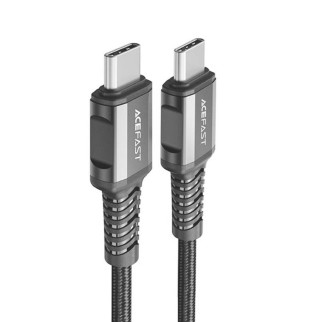 Кабель ACEFAST C1-09 USB-C to USB-C aluminum alloy audio/video transmission full-featured data cable Black - Інтернет-магазин спільних покупок ToGether