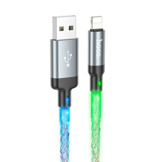 Кабель HOCO U112 Shine charging data cable for iP Gray - Інтернет-магазин спільних покупок ToGether