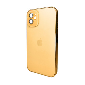 Чохол для смартфона AG Glass Sapphire Frame MagSafe Logo for Apple iPhone 12 Gold - Інтернет-магазин спільних покупок ToGether