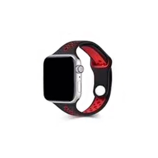 Ремінець для годинника Apple Watch Small Waist two colors 42/44/45/49mm Black-Red - Інтернет-магазин спільних покупок ToGether