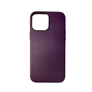 Чохол для смартфона Leather AAA Full Magsafe IC for iPhone 15 Pro Max Dark Cherry - Інтернет-магазин спільних покупок ToGether