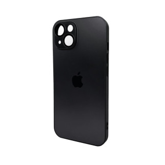 Чохол для смартфона AG Glass Matt Frame Color Logo for Apple iPhone 15 Graphite Black - Інтернет-магазин спільних покупок ToGether