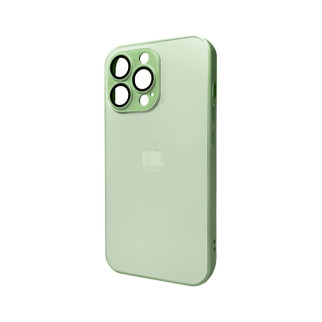 Чохол для смартфона AG Glass Matt Frame Color Logo for Apple iPhone 13 Pro Light Green - Інтернет-магазин спільних покупок ToGether