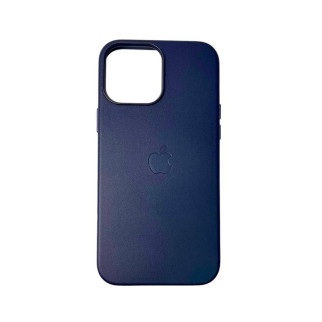 Чохол для смартфона Leather AAA Full Magsafe IC for iPhone 15 Deep Blue - Інтернет-магазин спільних покупок ToGether