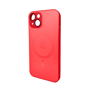 Чохол для смартфона AG Glass Matt Frame Color MagSafe Logo for Apple iPhone 14 Cola Red - Інтернет-магазин спільних покупок ToGether