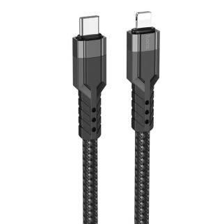 Кабель HOCO U110 iP PD charging data cable Black - Інтернет-магазин спільних покупок ToGether