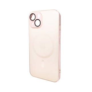 Чохол для смартфона AG Glass Matt Frame Color MagSafe Logo for Apple iPhone 15 Chanel Pink - Інтернет-магазин спільних покупок ToGether