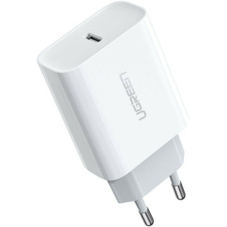 Зарядний пристрій UGREEN CD137 Fast Charging Power Adapter with PD 20W EU (White) (UGR-60450) - Інтернет-магазин спільних покупок ToGether
