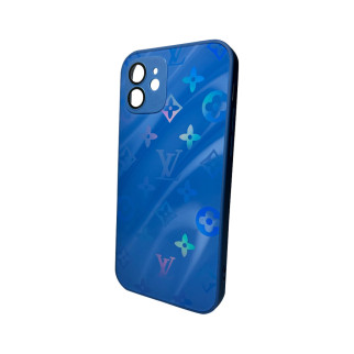 Чохол для смартфона AG Glass Gradient LV Frame for Apple iPhone 14 Navy Blue - Інтернет-магазин спільних покупок ToGether