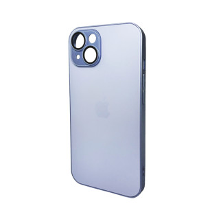 Чохол для смартфона AG Glass Matt Frame Color Logo for Apple iPhone 14 Sierra Blue - Інтернет-магазин спільних покупок ToGether