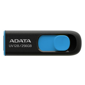 Flash A-DATA USB 3.2 UV 128 256Gb Black/Blue - Інтернет-магазин спільних покупок ToGether