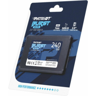 SSD Patriot Burst Elite 240GB 2.5&quot; 7mm SATAIII TLC 3D - Інтернет-магазин спільних покупок ToGether