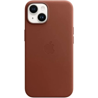 Чохол для смартфона Leather AAA Full Magsafe IC for iPhone 14 Saddle Brown - Інтернет-магазин спільних покупок ToGether