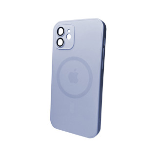 Чохол для смартфона AG Glass Matt Frame Color MagSafe Logo for Apple iPhone 12 Sierra Blue - Інтернет-магазин спільних покупок ToGether