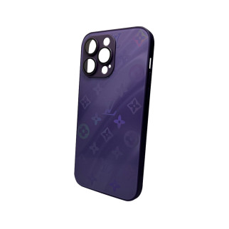 Чохол для смартфона AG Glass Gradient LV Frame for Apple iPhone 12 Pro Max Deep Purple - Інтернет-магазин спільних покупок ToGether