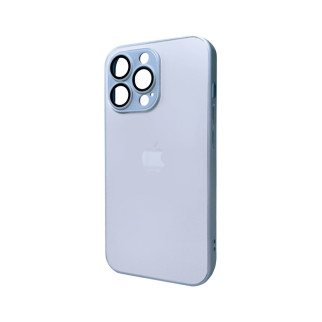 Чохол для смартфона AG Glass Matt Frame Color Logo for Apple iPhone 13 Pro Sierra Blue - Інтернет-магазин спільних покупок ToGether