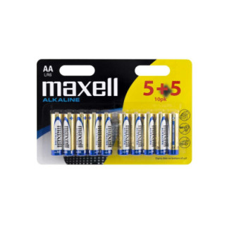 Батарейка MAXELL LR6 10PK (5+5) 10шт (M-790253.00.CN) - Інтернет-магазин спільних покупок ToGether