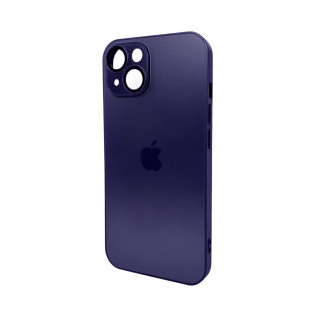 Чохол для смартфона AG Glass Matt Frame Color Logo for Apple iPhone 15 Deep Purple - Інтернет-магазин спільних покупок ToGether