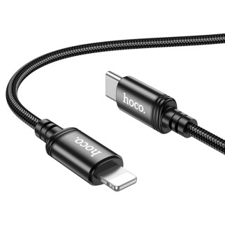 Кабель HOCO X89 Wind PD charging data cable iP(packaged) Black - Інтернет-магазин спільних покупок ToGether