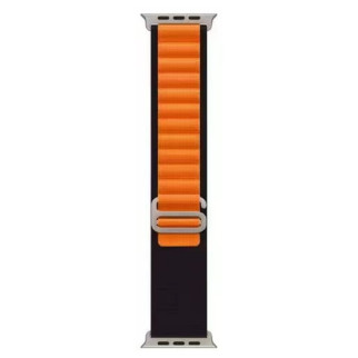 Ремінець для годинника Apple Watch Alpine Loop 42/44/45/49mm 6.Orange-Black - Інтернет-магазин спільних покупок ToGether
