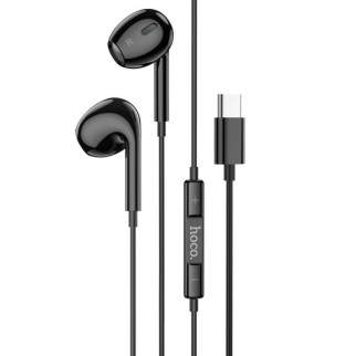 Навушники HOCO M101 Max Crystal grace Type-C wire-controled digital earphones with microphone Black - Інтернет-магазин спільних покупок ToGether