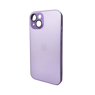 Чохол для смартфона AG Glass Matt Frame Color Logo for Apple iPhone 15 Light Purple - Інтернет-магазин спільних покупок ToGether