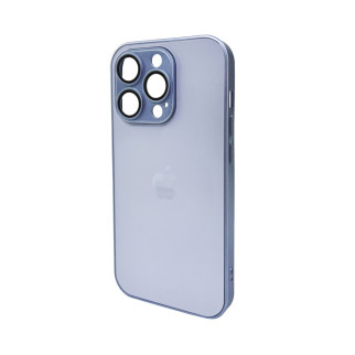 Чохол для смартфона AG Glass Matt Frame Color Logo for Apple iPhone 14 Pro Sierra Blue - Інтернет-магазин спільних покупок ToGether