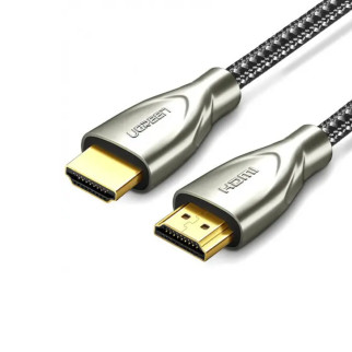 Кабель UGREEN HD131 HDMI Carbon Fiber Zinc Alloy Cable 1m (Gray) (UGR-50106) - Інтернет-магазин спільних покупок ToGether