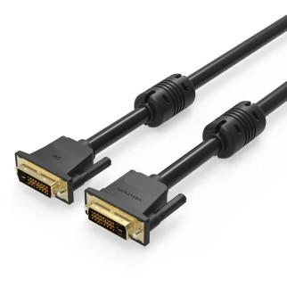 Кабель Vention DVI(24+1) Male to Male Cable 1M Black (EAABF) - Інтернет-магазин спільних покупок ToGether