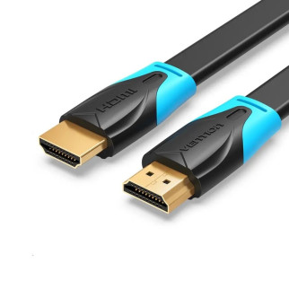 Кабель Vention Flat HDMI v2.0 Cable Плоский 5M Black (VAA-B02-L500) - Інтернет-магазин спільних покупок ToGether