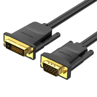 Кабель Vention DVI(24+1) to VGA Cable 1M Black (EABBF) - Інтернет-магазин спільних покупок ToGether